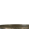 HomeRoots Set of Two Gold Distressed Metal Tabletop Taper Candlesticks - 4 of 4