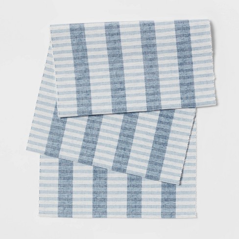 72" x 14" Striped Table Runner - Threshold™ - image 1 of 3