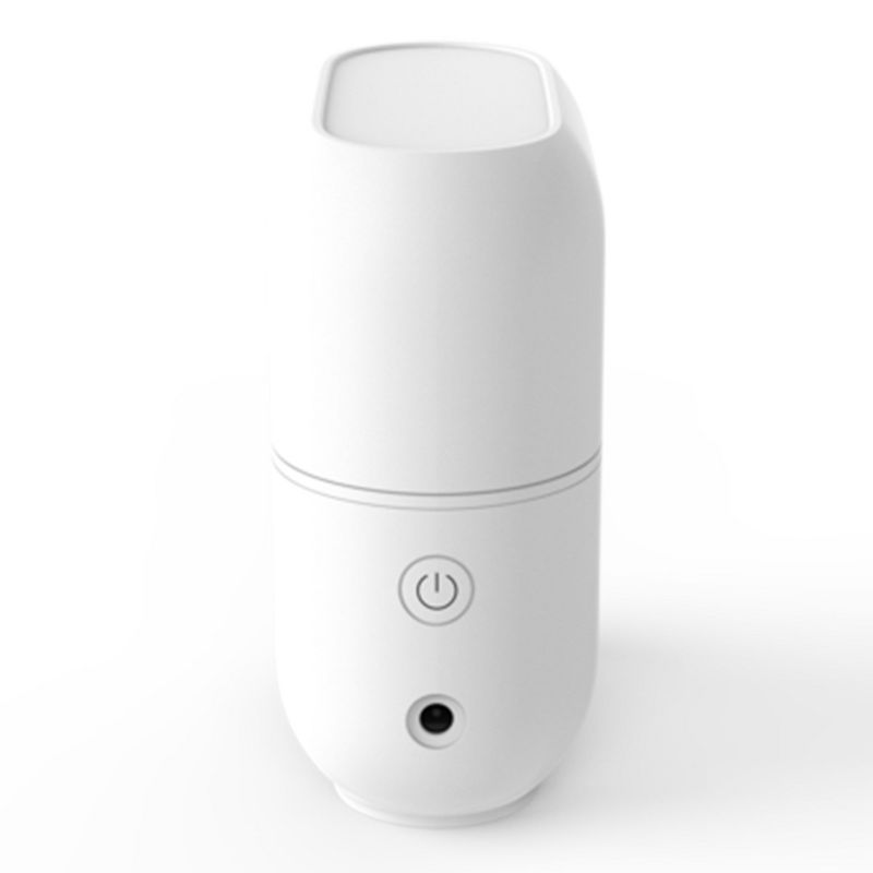 Boneco Hotel Room PET Bottle Reservoir Ultrasonic Travel Humidifier w/ Variable Output, Auto Shut-Off, Empty Indicator, and Included Travel Bag, White, 4 of 7