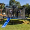 SpaceJump Rocket Slide Kids Trampoline Attachment, Outdoor Backyard and Playground Accessory or Replacement Toy, Blue - 2 of 4