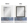 Amanti Art Mirror Makeover Bathroom Mirror Frame Border Kit - Fully Assembled Peel and Stick Frame - Mirror NOT Included - Accent Bronze Narrow Trim - 4 of 4