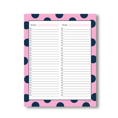 Pink Weekly To Do List Pad