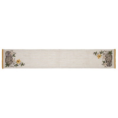 Autumn Pumpkin Patch Stripes Runner 12x72 VHC Brands