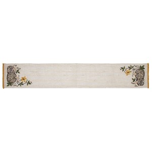 Autumn Pumpkin Patch Stripes Runner 12x72 VHC Brands - 1 of 3