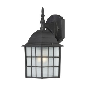Nuvo Lighting Adams 1 - Light Wall Light in  Textured Black - 1 of 1