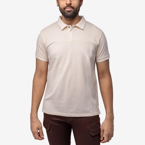 XRAY Men's Short Sleeve Pieced Pique Tipped Polo - 1 of 4