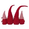 Cesicia 4Pcs Fabric Red Gnomes Families Decor for Christmas, Winter Holiday - 3 of 4