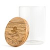 Berard Glass Storage Jar With Olive Wood Lid, 20-ounce - 4 of 4