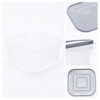 REGALWOVEN Leakproof Plastic Food Container 5.5 x 5.5 x 3.1 Inch 10 Pack - 3 of 4