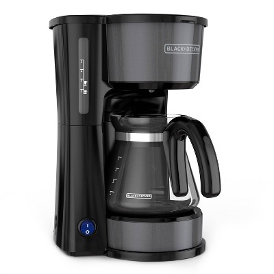 Black Decker 5 Cup 4 In 1 Station Coffeemaker Black Stainless Steel Cm0750bs Target