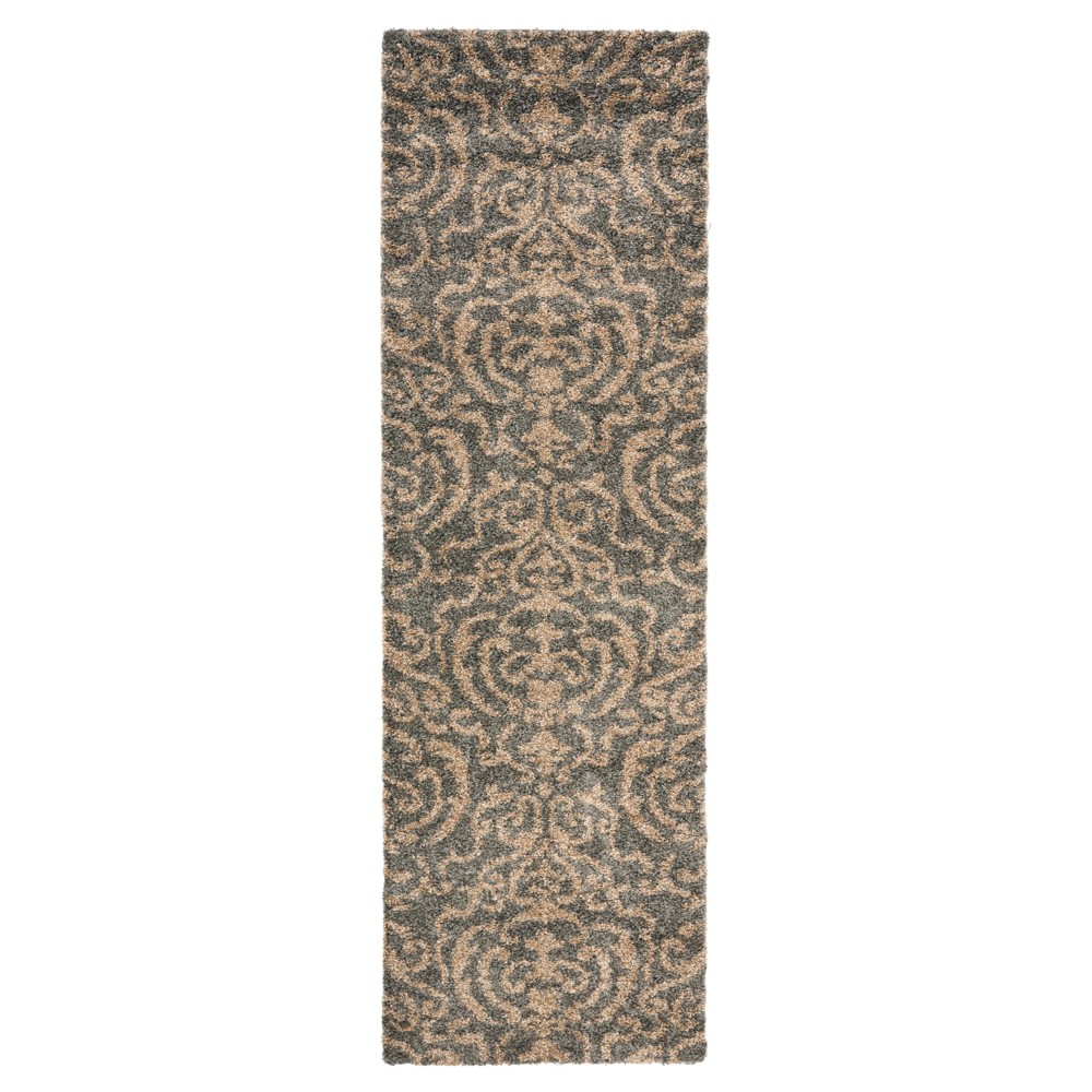 2'3inx7' Whittier Rug Gray/Beige - Safavieh