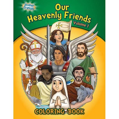 Coloring Book - (Heavenly Friends) (Paperback)