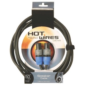 On Stage Hot Wires Speakon Speaker Cable with Neutrik Connectors (50-Feet) - 1 of 3