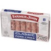 Farmer John Classic Pork Sausage Links - 8oz/8ct - 4 of 4