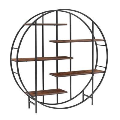 5-Tier Tall Indoor Plant Stand Round Multi-Functional Plant Display Stand For Indoor Living Room Terrace Garden
