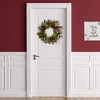 Northlight Glittered Ornaments and Berries Christmas Wreath - 24" - Green and Gold - 3 of 4