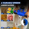 SILVEL Cement Mixer, 2300W Handheld Electric Concrete Mixer, Portable Mortar Mixer with 6 Adjustable Speed, 110V Mud Mixer for Mixing Mud, Cement - 4 of 4