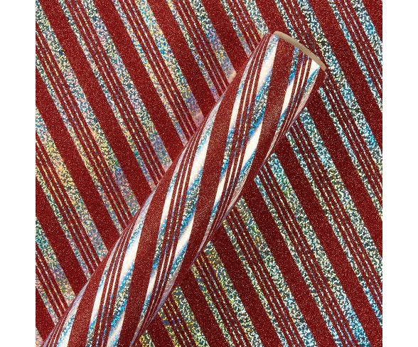 Papyrus Candy Cane Stripes Wrapping Paper