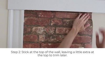 Blue Floral Self-Adhesive Vinyl Peel and Stick Wallpaper