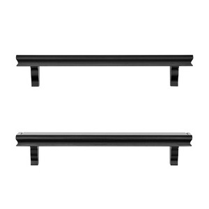 24" Floating Wall Décor Display Ledge Shelves Set of 2 - Danya B. - 1 of 4