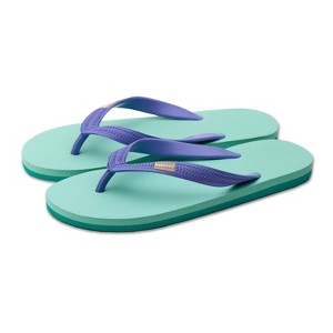 Feelgoodz Women's Classicz Core Flip Flops | Natural Rubber Sandals - 1 of 4
