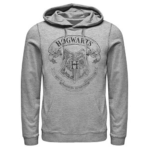 Men's Harry Potter Hogwarts 4 House Crest Pull Over Hoodie - 1 of 4