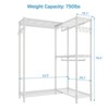 VIPEK L4S Garment Rack L Shaped Clothes Rack, Freestanding Portable Wardrobe Closet Heavy Duty Clothing Rack, Max Load 750LBS - 3 of 4