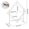 Artloge Double-Diamond Shaped Wedding Arch Backdrop Geometric Metal Frame Backdrop Stand Balloon Flower Holder for Garden Party Event Decor - 3 of 4