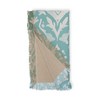 Emanuela Carratoni Teal Ikat 56"x46" Woven Throw Blanket - Deny Designs - 4 of 4