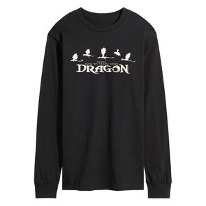 Men's - How To Train Your Dragon - Dragons Long Sleeve Graphic T-Shirt - 1 of 3