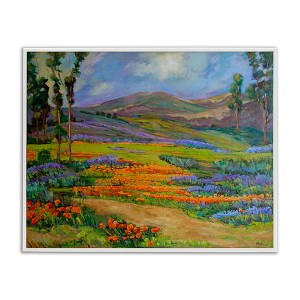 Stupell Industries Bountiful Meadow Landscape Framed Giclee Art - 1 of 4
