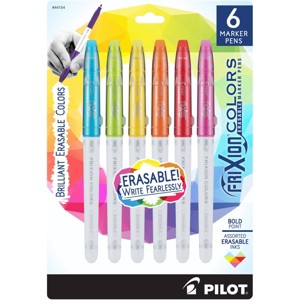 FriXion 6pk Assorted Erasable Pens - 1 of 4