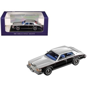 WORLD ZECHIN クレーン車 ミニカー 昭和レトロ ヴィンテージカー 1980 Cadillac Seville Elegante Sable Black and Sheffield Gray