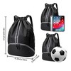 Generic Sports Drawstring Backpack - Water Resistant String Bag - 3 of 4