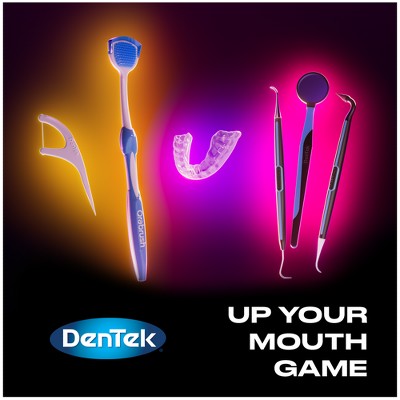 DenTek Professional Oral Care Kit - Dental Pick & Scaler, Tartar Removal Tool & Gum Stimulator, and Mouth Mirror - Trial Size - 5ct