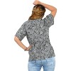 HAPPY BAY Hawaiian Shirts Womens Summer Button Down Beach Party Shirt Casual Blouses Short Sleeve Tropical Vacation Button Up Shirts - 2 of 4