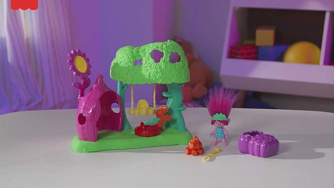 Fisher-Price Imaginext Trolls Poppy&#39;s Camping Pod, 2 of 7, play video