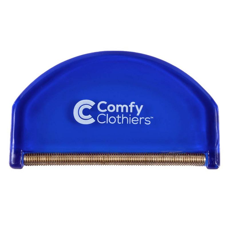 Comfy Clothiers Cashmere & Wool Comb for De-Pilling Sweaters & Clothing, Removes Pills, Fuzz and Lint from Garments, Blue, 1 of 4