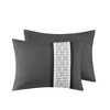 8Pcs Comforter Set Transitional Hotel Style Embroidered Bedding, Hypoallergenic Polyester Fill - 4 of 4