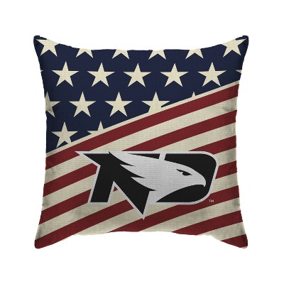 NCAA North Dakota Fighting Hawks Americana Decorative Throw Pillow