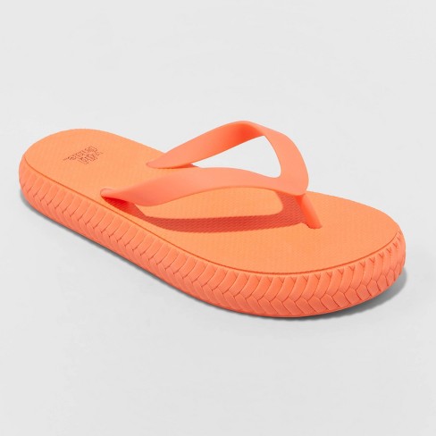 Reef Beige Fabric Leather Flip Flop Sandals Slip On Womens Size 7