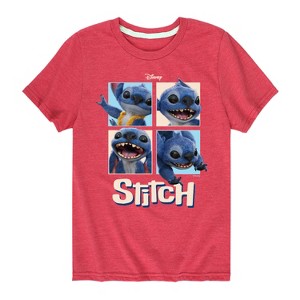 Boys' - Lilo And Stitch - Cute Stitch Short Sleeve Graphic T-Shirt - 1 of 3
