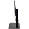 Aghana Digitals Black TV Pedestal Stand with Height Adjustment, Tempered Glass Base, Fits 26-42 - 3 of 4