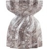 Meridian Furniture,Caserta Marble Finish Concrete End Table - 3 of 4