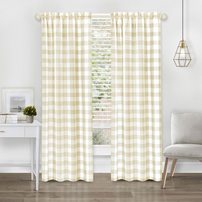 BrylaneHome Hunter Window Rod Pocket Panel