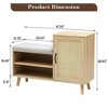 Natural Rattan Shoe Bench - 3 of 4