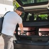 Karl Home Luggage Set of 3, ABS PC Hardside Suitcase Sets with TSA Lock 4 Spinner Wheels Pink - 4 of 4