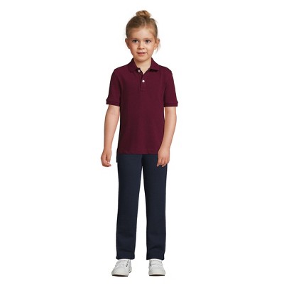 Lands' End School Uniform Kids Short Sleeve Mesh Polo Shirt