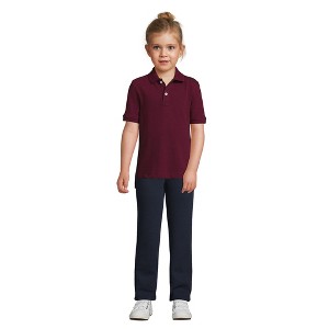 Lands' End School Uniform Kids Short Sleeve Mesh Polo Shirt - 1 of 4