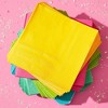 Juvale 200-Pack Bulk 2-Ply Disposable Paper Cocktail Napkins, 5 Tropical Colors, 5 x 5 Inches - 2 of 4
